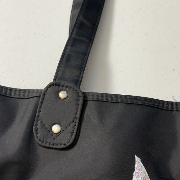 Tinkerbell Tink Black Shoulder Bag Purse Disney Peter Pan - Vintage READ - Picture 6 of 16